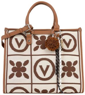 Valentino Tyle Shopping Bag cuoio/multicolor handtas dames Cognac - H 29 x B 38 x D 15.5 cm