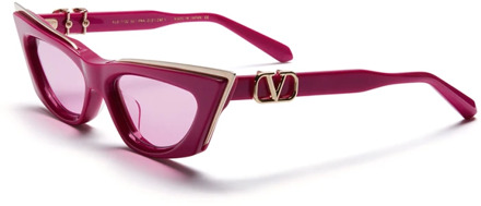 Valentino Zonnebril Valentino , Pink , Dames - ONE Size