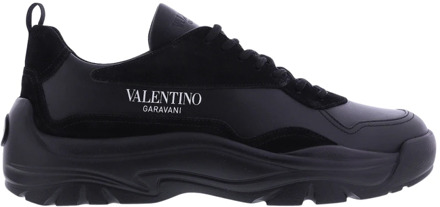Valentino Zwarte Gumboy Sneaker Valentino , Black , Heren - 44 Eu,45 EU