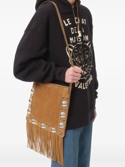 Valentino Zwarte Sweater Met Le Chat De La Maison Patch - maat S