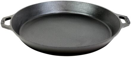 Valhal Skillet Gietijzer met Handgrepen 50 cm Zwart