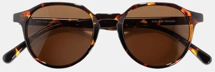Vallarta Tortoise Amber Zonnebril Bruin - One size