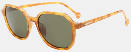 Valle Tortoise Yellow Zonnebril Dames Rood - One size