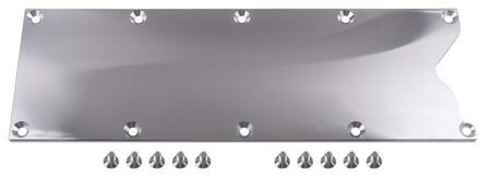 Vallei Pan Cover Plaat Low Profile Klop Sensor Verwijderen Voor Lsx LS1 Gen 3 Zilver