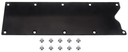 Vallei Pan Cover Plaat Low Profile Klop Sensor Verwijderen Voor Lsx LS1 Gen 3 zwart
