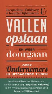 Vallen, opstaan en weer doorgaan - Boek Jacqueline Zuidweg (9025902758)