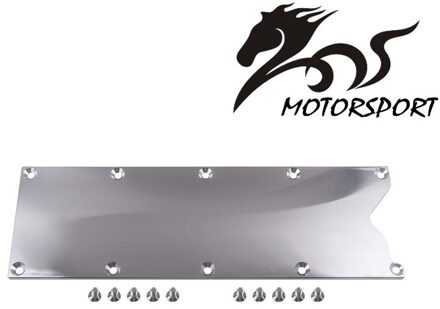 Valley Pan Cover Plaat Low Profile Klop Sensor Verwijderen Voor Lsx LS1 Gen 3 Zilver