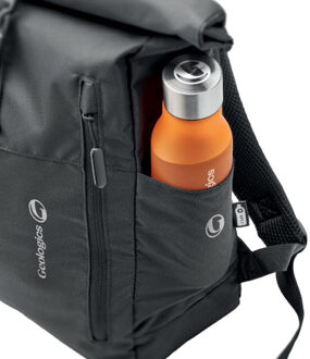 Valley roll top rpet rugzak - maat One size Zwart