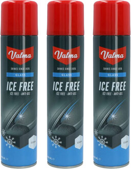 Valma Ruitenontdooier spray - 3x - voor auto - 400 ml - antivries sprays - winter/vorst