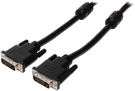 Valueline 2m DVI-I m/m DVI kabel Zwart