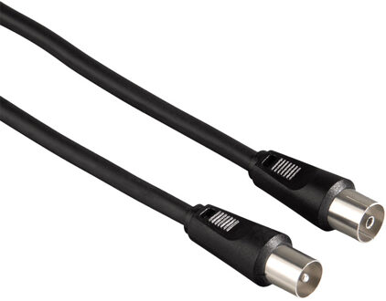 Valueline AK 150 B 1.5m - 1,5 m - coaxial - Koaxial - Male connector / Female connector - Schwarz