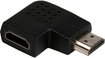 Valueline High Speed HDMI met Ethernet Adapter Links Gehoekt HDMI-Connector - HDMI Female Zwart