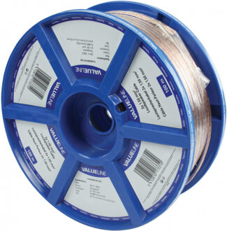 Valueline Luidspreker kabel 2 x 1.50 mm² 100 meter transparant