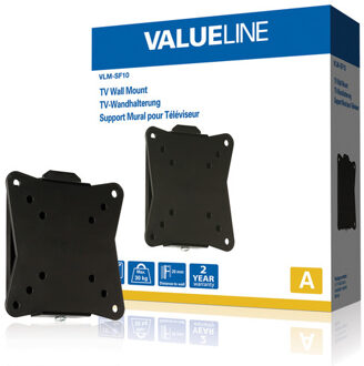 Valueline TV-muurbeugel vast 10-26' 30KG Houder