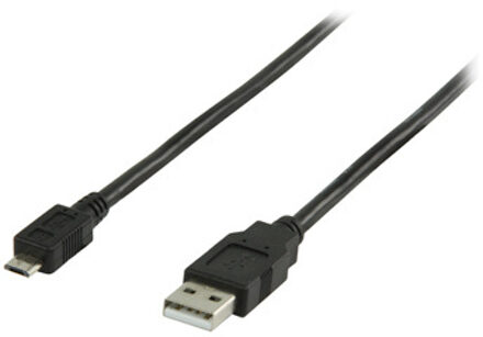 Valueline USB 2.0 A Male naar USB 2.0 Micro Male - 2 m