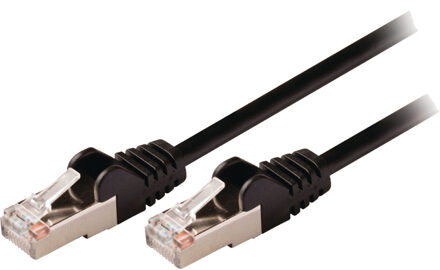 Valueline VLCP85121B100 netwerkkabel 10 m Cat5e SF/UTP (S-FTP) Zwart