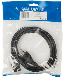 Valueline VLEP11200B20 electriciteitssnoer Zwart 2 m