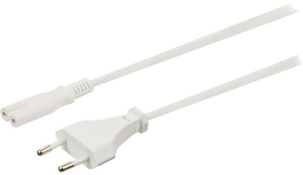 Valueline Voedingskabel 8-vormig 3 m Wit