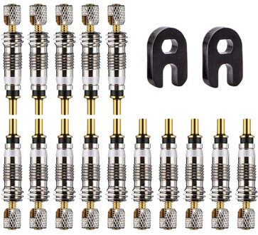 Valve Core Remover Presta Valve Core Part Replacement for Bicycle Mountain Bike Tire With Valve Core Remover Tool