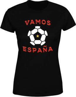 Vamos Espana Women's T-Shirt - Black - 3XL Zwart