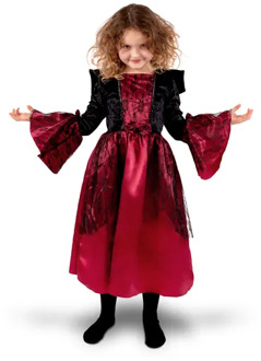 Vampier Jurkje Kind Rood/Zwart Classic Multikleur - Print