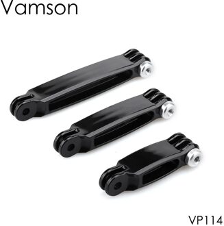 Vamson voor Go Pro Accessoires Extension Arm Steering Link 3 in 1 Voor GoPro Hero 4 3 2 voor Xiaomi voor Yi voor SJ4000 Camera VP114