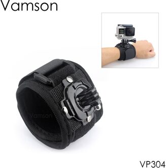 Vamson Voor Gopro Accessoires 360 Graden Rotatie Hand Strap Wrist Mount Voor Gopro Hero 4 3 + 2 1 Forsjcam voor Xiaomi Voor Yi VP304