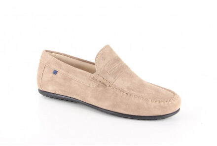 van Bommel Sbm-40017-22-01 heren instappers gekleed - maat 43,5 Beige