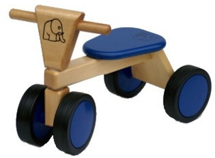 Van Bueren Loopfiets Met 4 Wielen Blauw Van Bueren 55x42x30 Cm (66201)