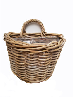 van der Leeden Wandhanger l38b24h25 cm antique grey