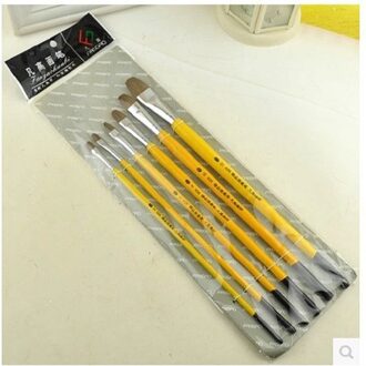 Van Gogh 826 Langhao Gouache Olieverf Borstel Van Gogh Gouache Acryl Schilderen Borstel Water Kleur Pen 6 Sets