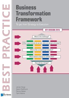 Van Haren Publishing Business Transformation Framework - To get from Strategy to Execution / BTF version 2016 - eBook Jeroen Stoop (9401805806)