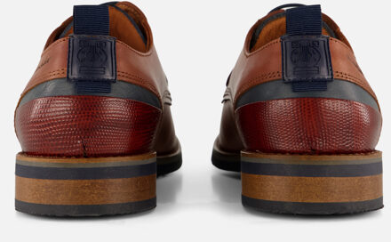 Van Lier Amalfi Veterschoenen cognac Leer - 40,41,42,43,44,45,46,47,48