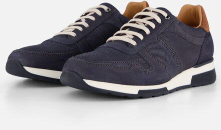 Van Lier Positano Sneakers blauw Leer - 41,46