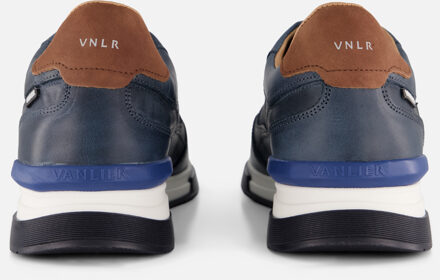 Van Lier Romeo Sneakers blauw Leer - 40,41,42,43,44,45
