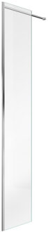 Van Marcke Bellini inloopdouche zijwand 30x200cm 8mm veiligheidsglas anti kalk chroom