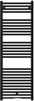Van Marcke Handdoekradiator Van Marcke Basic 150/050 144.8x50 cm 638W Mat Zwart Van Marcke