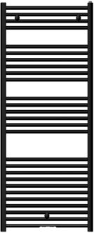 Van Marcke Handdoekradiator Van Marcke Basic 150/060 144.8x60 cm 743W Mat Zwart Van Marcke