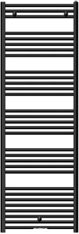 Van Marcke Handdoekradiator Van Marcke Basic 180/060 174.2x60 cm 900W Mat Zwart Van Marcke