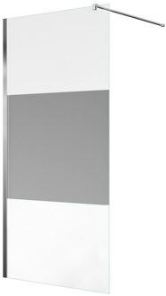 Van Marcke Inloopdouche Van Marcke Go Miage 120x200 cm 8 mm Middenband EasyClean Chroom Van Marcke