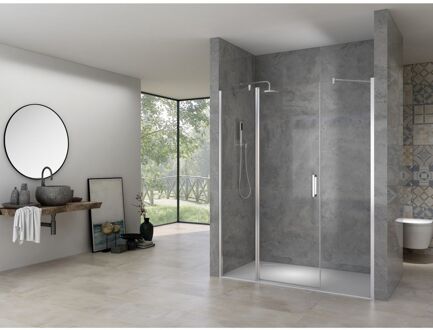 van Rijn Douchecabine Van Rijn ST02 370 Chroom