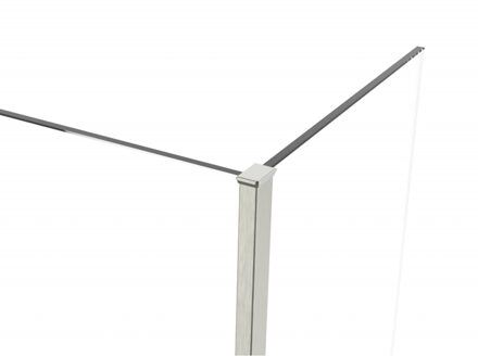 van Rijn Hoekprofiel Van Rijn Products 13-22 x 200 cm Chroom