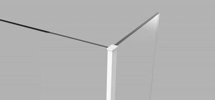 van Rijn Hoekprofiel Van Rijn ST01 22 x 13 mm Wit RVS