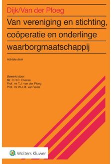 Van Vereniging & Stichting, Coöperatie En Onderlinge Waarborgmaatschappij