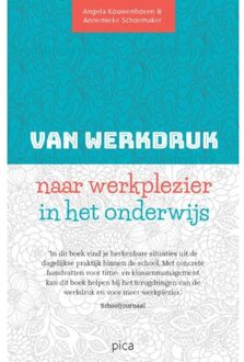 Van werkdruk naar werkplezier in het onderwijs - Boek Angela Kouwenhoven (9492525240)