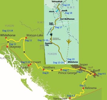 Vancouver tot de Noordelijke IJszee (22 dagen)