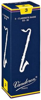Vandoren VDBC-30 rieten voor basklarinet 3.0 rieten voor basklarinet 3.0, 5-pack