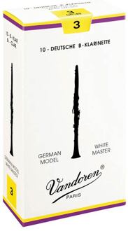 Vandoren VDC-30WM rieten voor Bb-klarinet 3.0 rieten voor Bb-klarinet 3.0, 10-pack