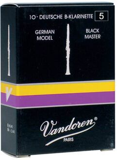 Vandoren VDC-50BM rieten voor Bb-klarinet 5.0 rieten voor Bb-klarinet 5.0, 10-pack