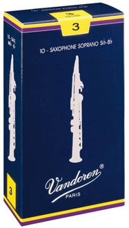 Vandoren VDS-30 rieten voor sopraansaxofoon 3.0 rieten voor sopraansaxofoon 3.0, 10-pack